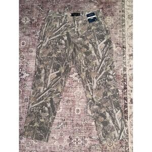 Abercrombie & Fitch Athletic Loose Camo Pants Mens 36x32 Forest Camouflage NEW